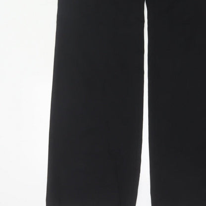 Joseph Men’s Black XL Wool Blend Straight Dress Trousers Made in France