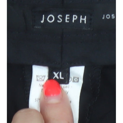 Joseph Men’s Black XL Wool Blend Straight Dress Trousers Made in France