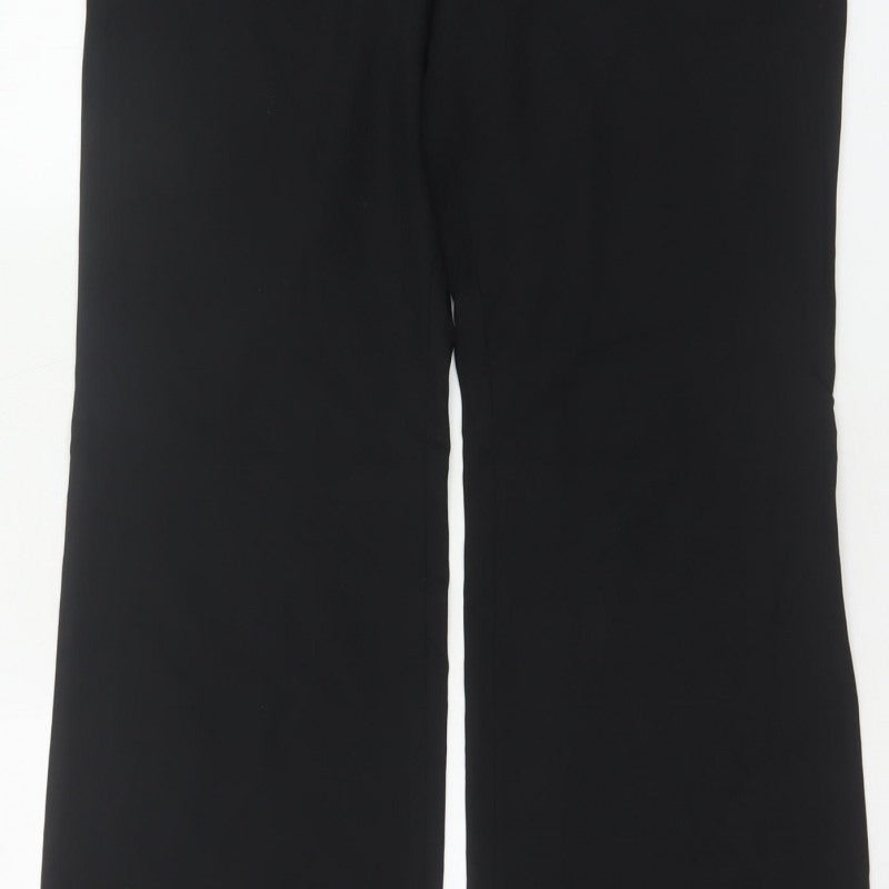 Joseph Men’s Black XL Wool Blend Straight Dress Trousers Made in France