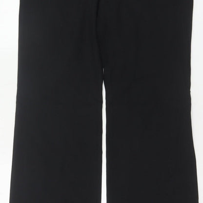 Joseph Men’s Black XL Wool Blend Straight Dress Trousers Made in France