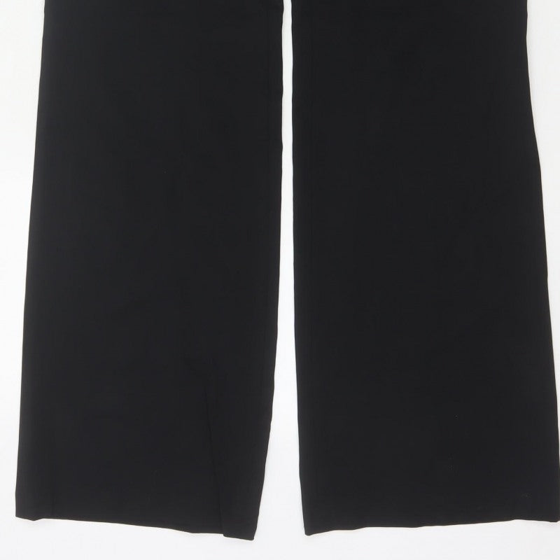 Joseph Men’s Black XL Wool Blend Straight Dress Trousers Made in France