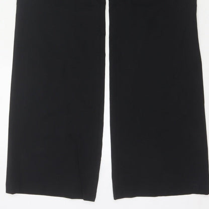Joseph Men’s Black XL Wool Blend Straight Dress Trousers Made in France