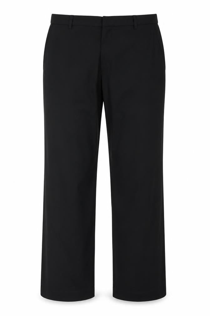Joseph Men’s Black XL Wool Blend Straight Dress Trousers Made in France