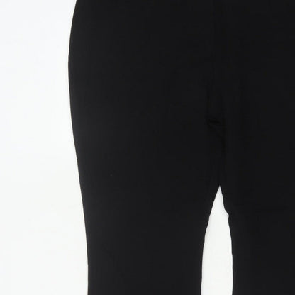 Papaya Women Black Size 20 Long Smart Straight Dress Trousers