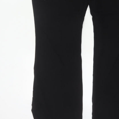Papaya Women Black Size 20 Long Smart Straight Dress Trousers