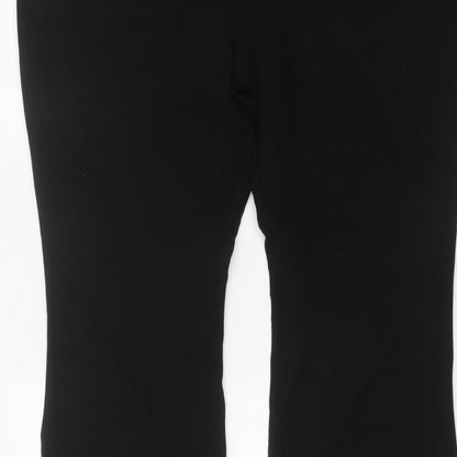 Papaya Women Black Size 20 Long Smart Straight Dress Trousers