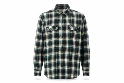 Mountain Warehouse Men Multicoloured 2XL Plaid Flannel Button-Up Shirt