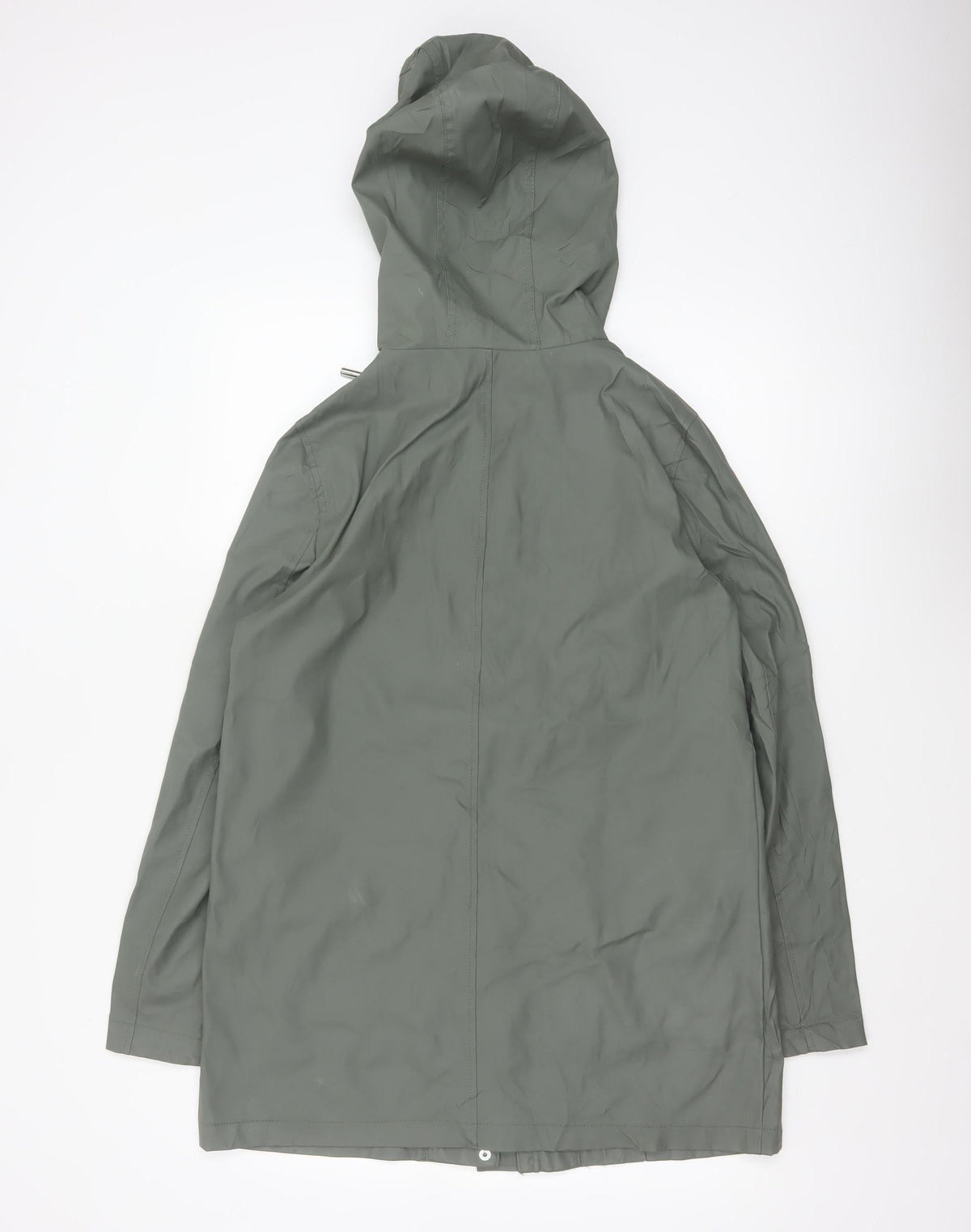 Dorothy Perkins Women’s Green UK 12 Hooded Waterproof Rain Coat