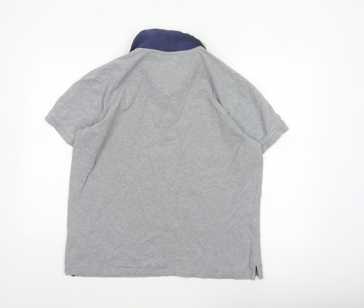 GANT Men’s Grey XL Short Sleeve Cotton Stretch Logo Polo Shirt