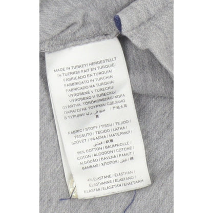 GANT Men’s Grey XL Short Sleeve Cotton Stretch Logo Polo Shirt