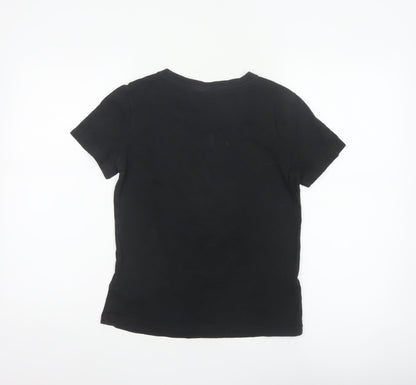 Adidas Women’s Black S UK 8-10 Slim Fit Logo T-Shirt