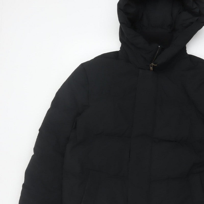 Marks & Spencer Women's Black UK 20 Hooded Puffer Jacket