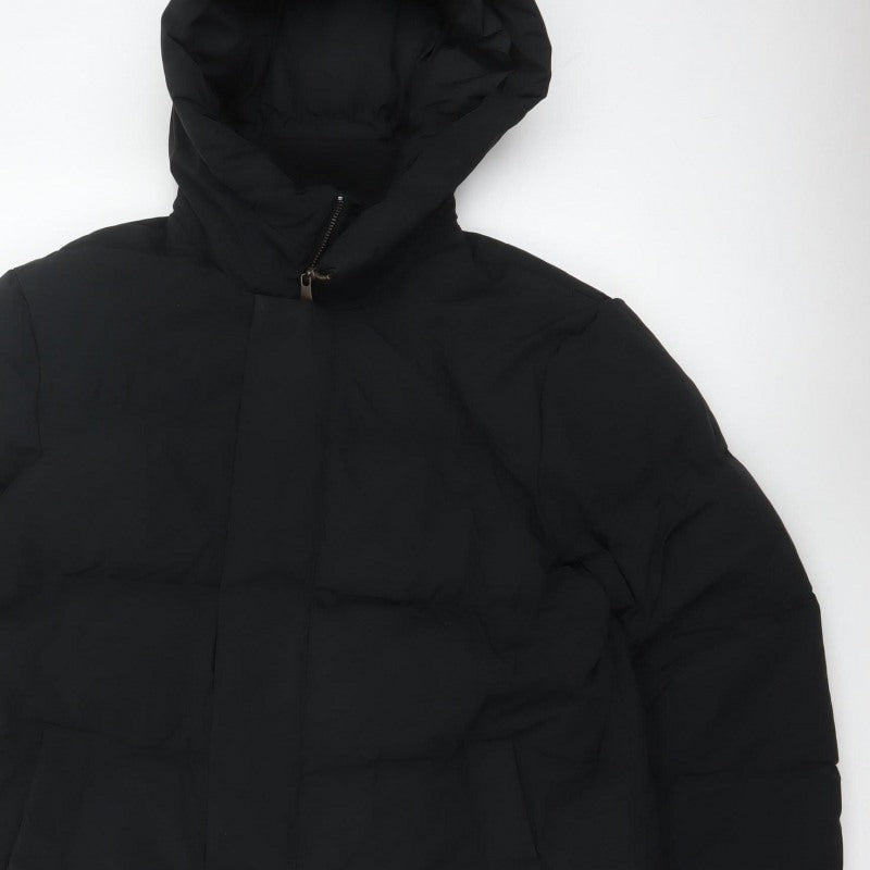 Marks & Spencer Women's Black UK 20 Hooded Puffer Jacket