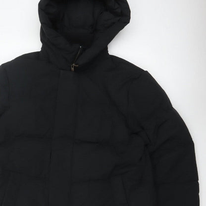 Marks & Spencer Women's Black UK 20 Hooded Puffer Jacket