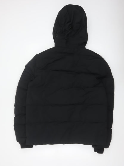Marks & Spencer Women's Black UK 20 Hooded Puffer Jacket