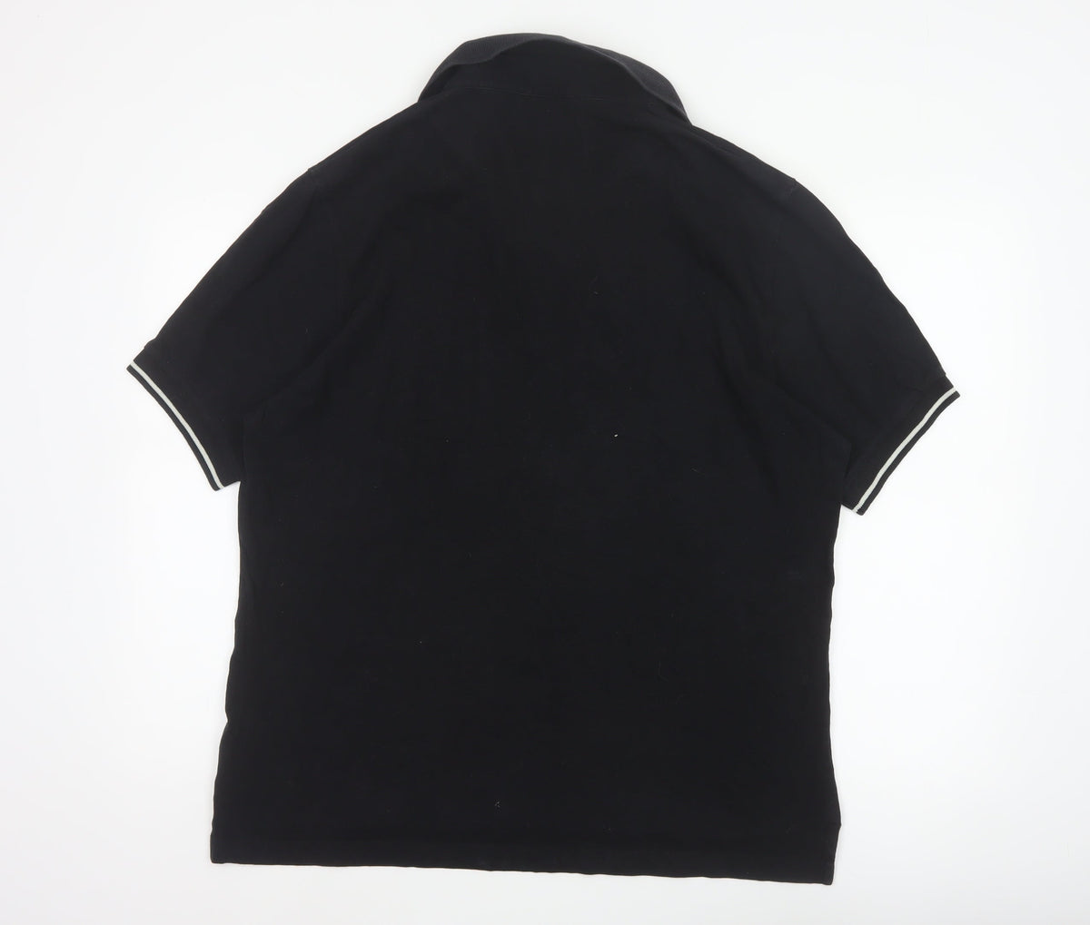 Vivienne Westwood Men’s Black 2XL Logo Embroidered Short Sleeve Polo