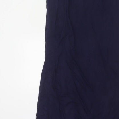 Gap Women’s Blue M Rayon Maxi Dress Adjustable Strappy Scoop Neck