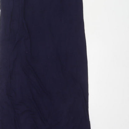 Gap Women’s Blue M Rayon Maxi Dress Adjustable Strappy Scoop Neck