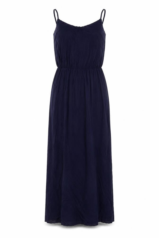 Gap Women’s Blue M Rayon Maxi Dress Adjustable Strappy Scoop Neck