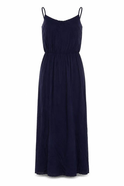 Gap Women’s Blue M Rayon Maxi Dress Adjustable Strappy Scoop Neck