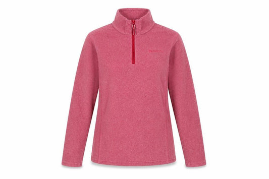 Mountain Warehouse Women’s Pink UK 12 1/4 Zip Sweatshirt
