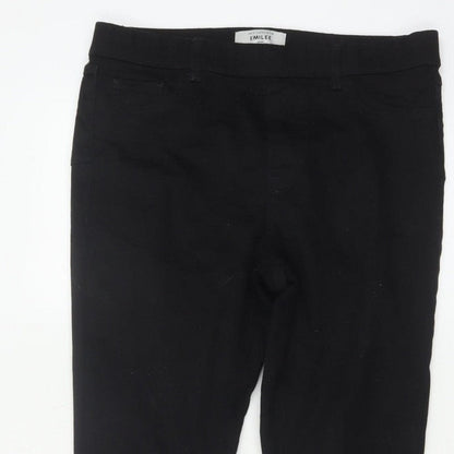 New Look Women Black UK 14 Emilee Skinny Stretch Jeggings Pockets