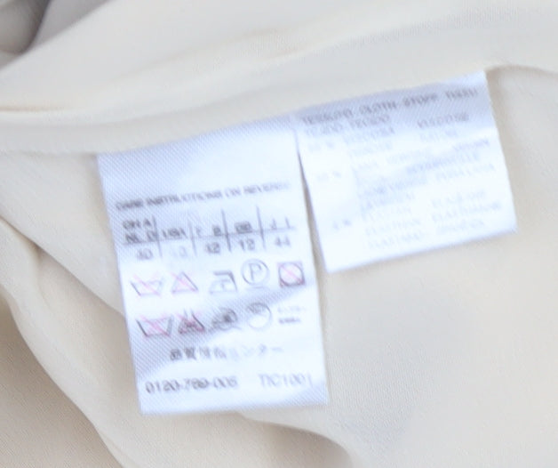 Max Mara Women’s Beige UK 12 Cropped Double-Breasted Jacket
