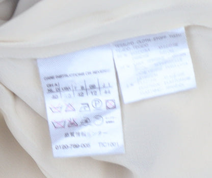 Max Mara Women’s Beige UK 12 Cropped Double-Breasted Jacket