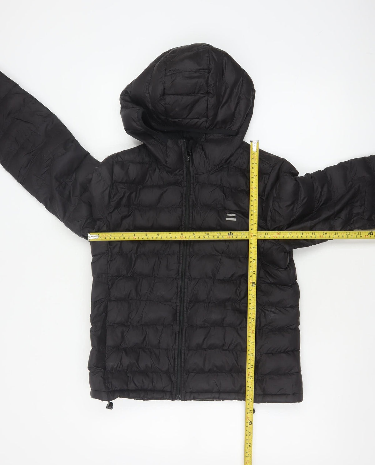 Levi's Women’s Black S Hooded Quilted Puffer Jacket Full Zip