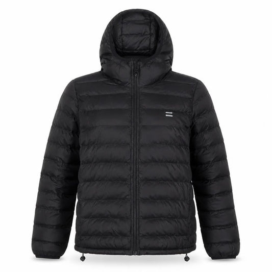 Levi's Women’s Black S Hooded Quilted Puffer Jacket Full Zip