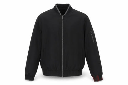 Topman Men's Black XS Bomber Jacket Full Zip Lined