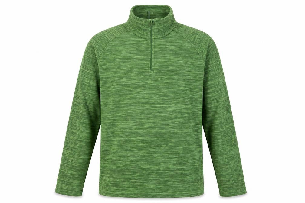 Mountain Warehouse Men’s Green M 1/4 Zip Fleece Sweatshirt Hiking