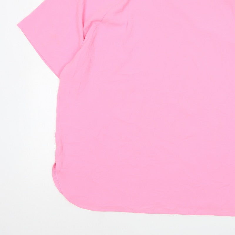 Marks and Spencer Women Pink UK 20 Dolman Sleeve Blouse