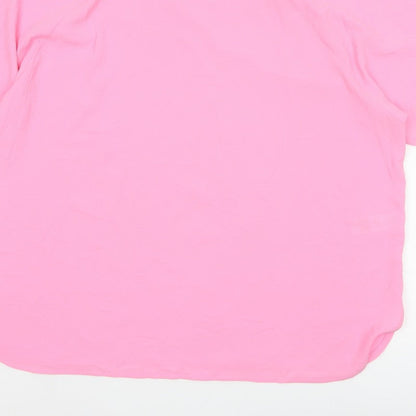Marks and Spencer Women Pink UK 20 Dolman Sleeve Blouse