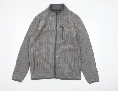 Weird Fish Men’s Grey M Fleece Full Zip Outdoor Jacket