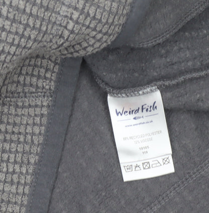Weird Fish Men’s Grey M Fleece Full Zip Outdoor Jacket