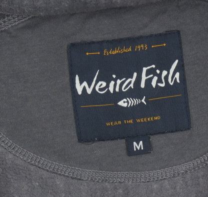 Weird Fish Men’s Grey M Fleece Full Zip Outdoor Jacket