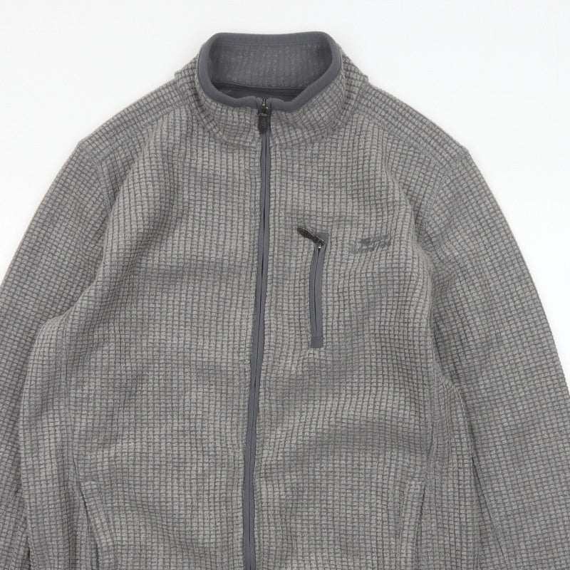 Weird Fish Men’s Grey M Fleece Full Zip Outdoor Jacket