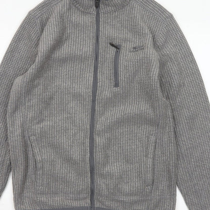 Weird Fish Men’s Grey M Fleece Full Zip Outdoor Jacket