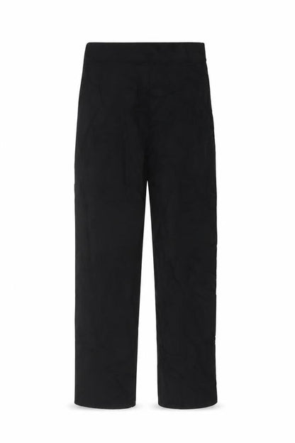 M&S Women’s Black Size 10 Long Straight Stretch Trousers
