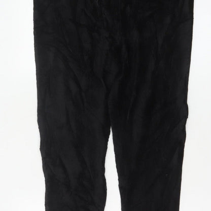 Marks and Spencer Women Black UK 16 Short Cotton Blend Leggings