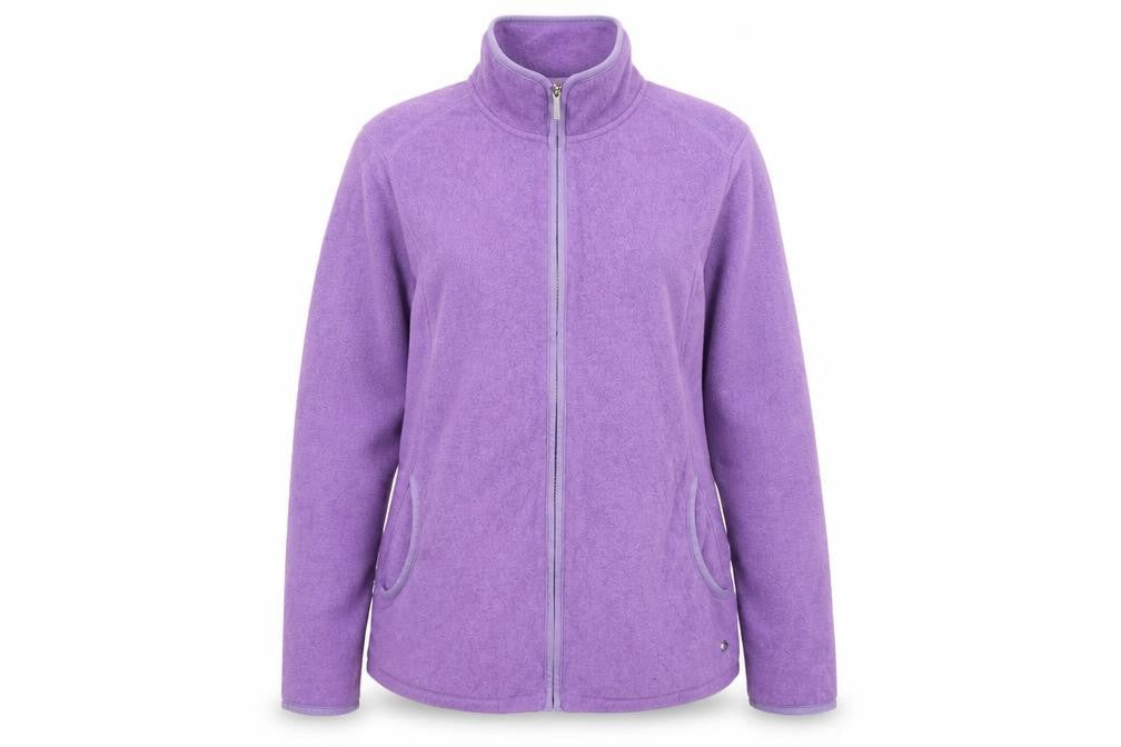 Maine New England Women’s Purple Size 16 Fleece Full Zip Jacket