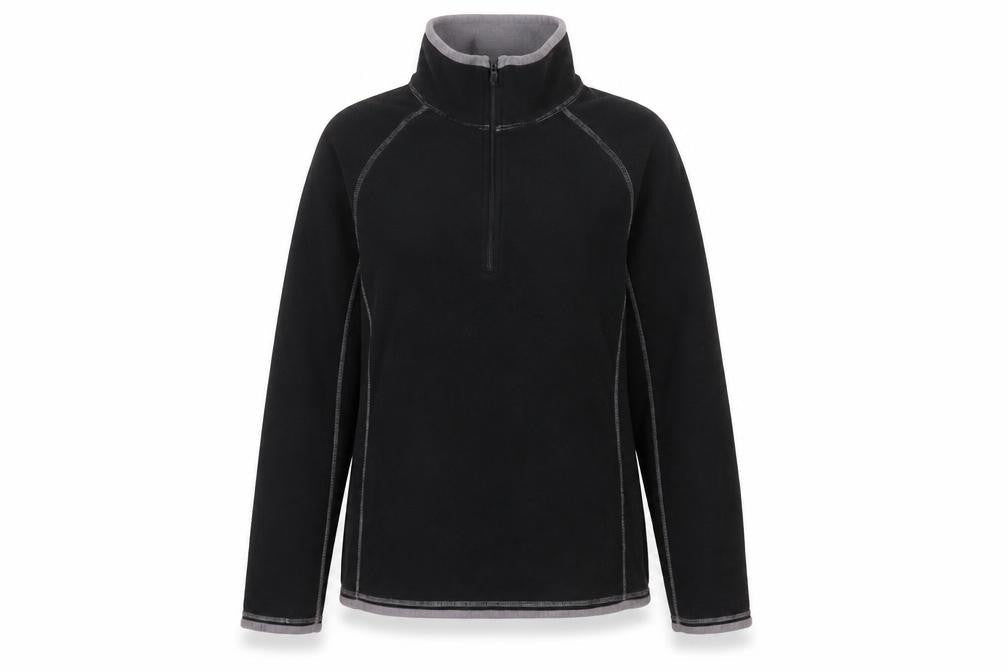 Mountain Warehouse Women’s Black Fleece 1/2 Zip Pullover UK 14