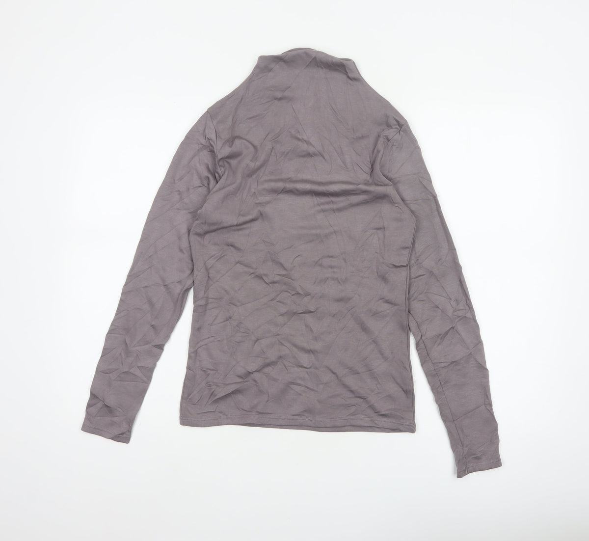 Heatgen Women’s Grey Size 14 Thermal High Neck Long Sleeve Stretch Top