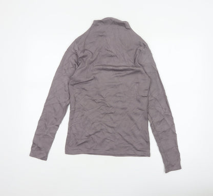 Heatgen Women’s Grey Size 14 Thermal High Neck Long Sleeve Stretch Top