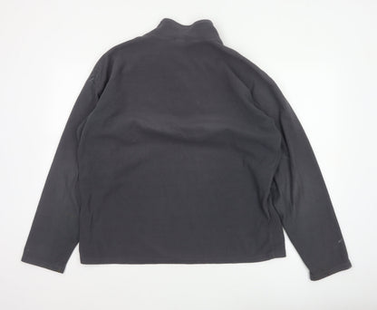 The North Face Men’s Black L 1/4 Zip Fleece Sweatshirt Outdoor