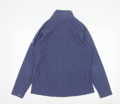Craghoppers Women’s Blue UK 12 1/4 Zip Fleece Pullover Sweatshirt