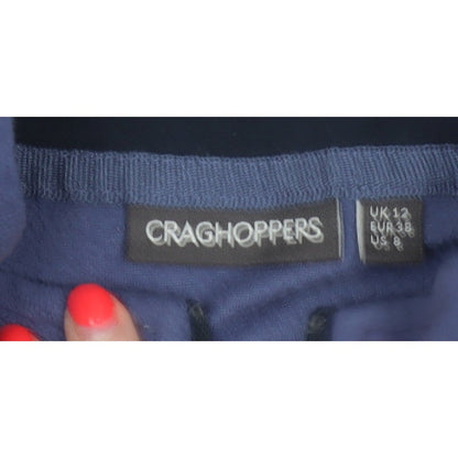 Craghoppers Women’s Blue UK 12 1/4 Zip Fleece Pullover Sweatshirt