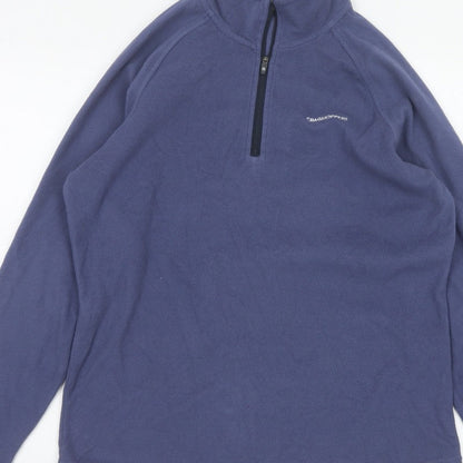 Craghoppers Women’s Blue UK 12 1/4 Zip Fleece Pullover Sweatshirt