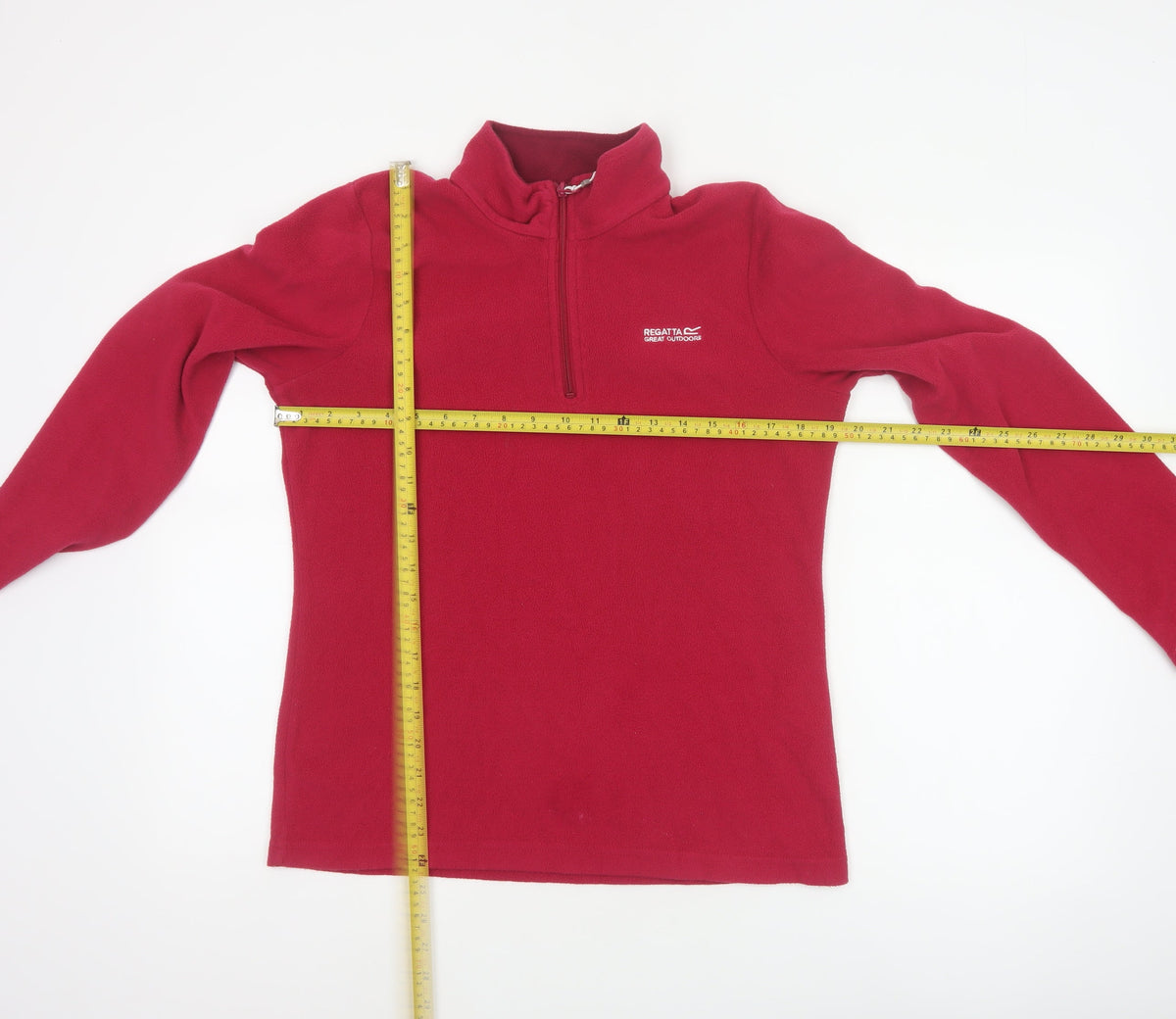 Regatta Women’s Red UK 10 1/4 Zip Fleece Pullover Sweatshirt